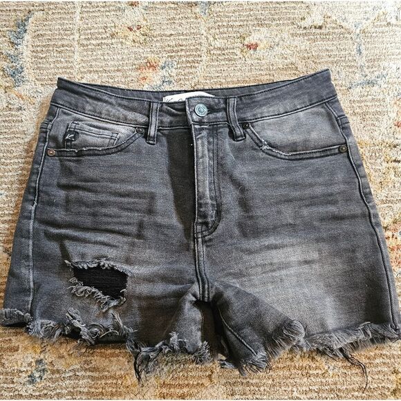 Kancan Distressed Shorts Sz 27 With 3" Inseam - Picture 1 of 3